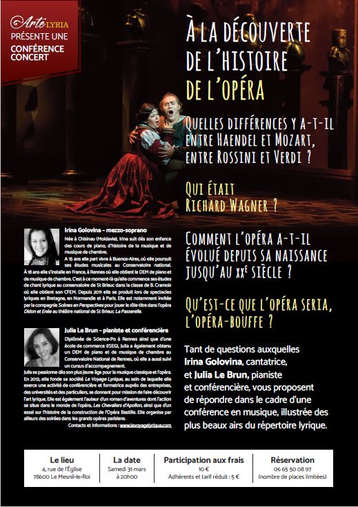 Concert-Conférence, une histoire de l'opéra