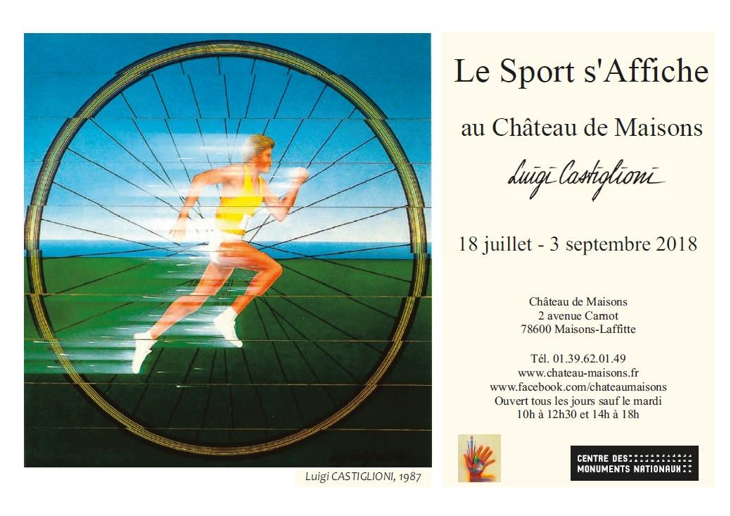 Exposition "Le Sport s'affiche" au château de Maisons