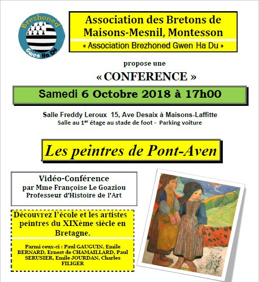 Conférence "Les peintres de Pont-Aven