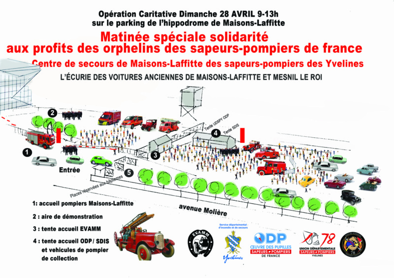 pompier operation caritative Maisons-Laffitte