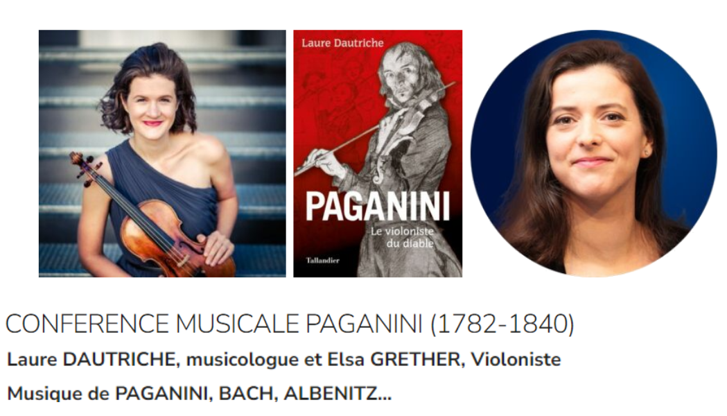 SACM : CONFERENCE MUSICALE SUR PAGANINI